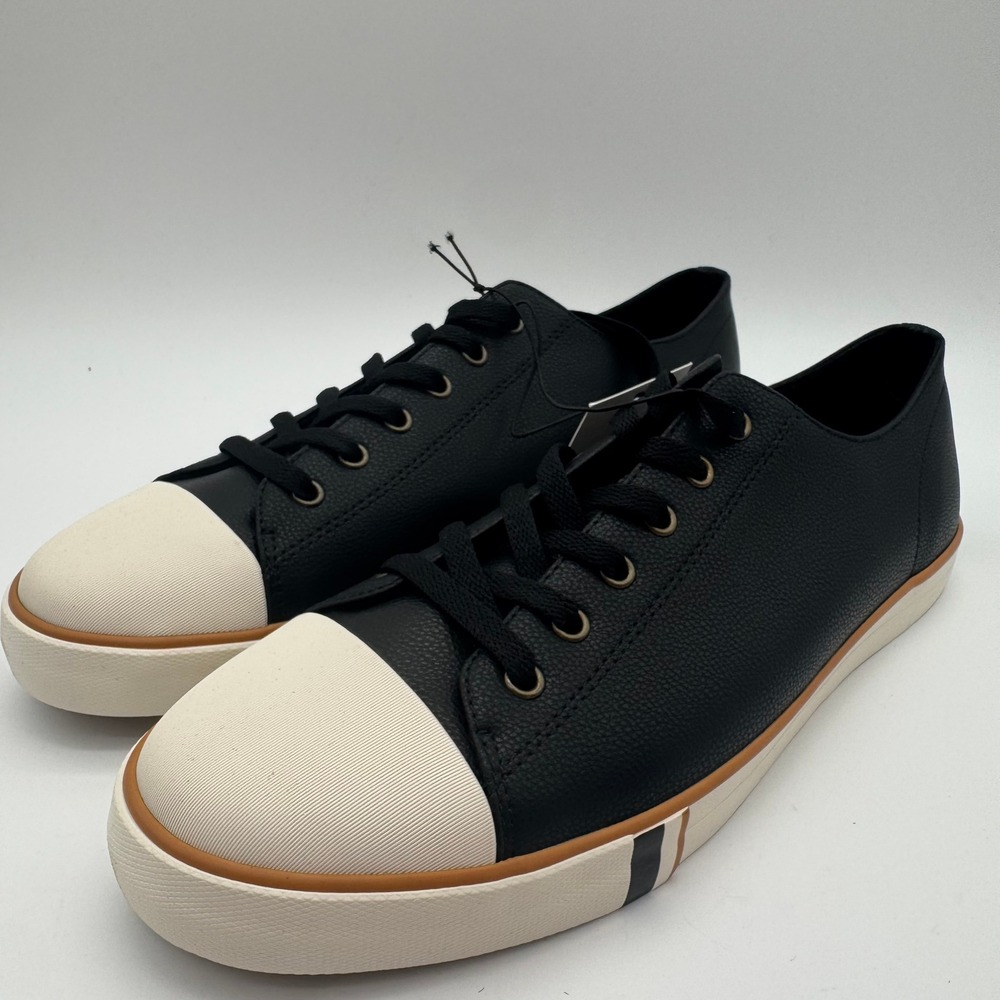 Ben Sherman Dorset Lo LX Black Low Top Sneakers Men's Size 12 NEW
